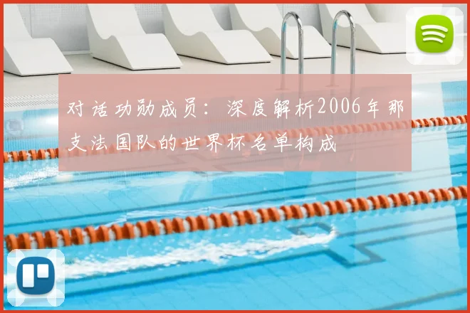 对话功勋成员:深度解析2006年那支法国队的世界杯名单构成